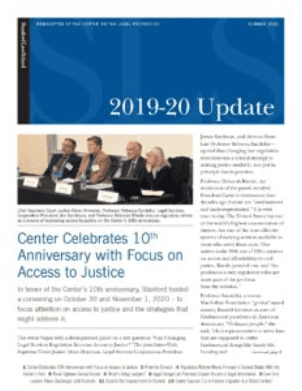 Rhode Center newsletter 2020