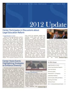 Rhode Center Newsletter 2012