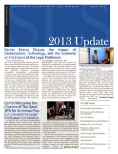 Rhode Center Newsletter 2013